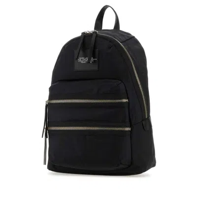 Marc Jacobs Black Nylon The Biker Large Backpack In Black