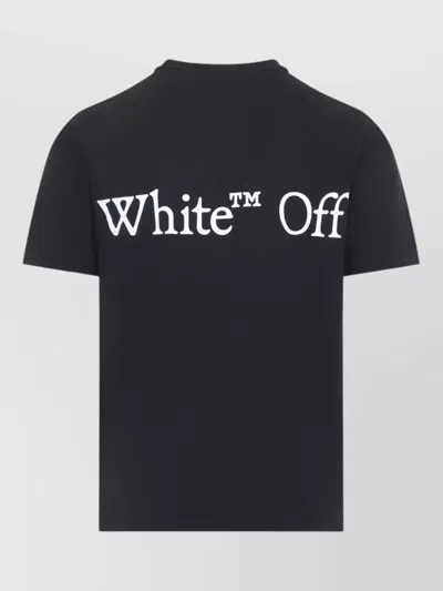 Off-white Bookish Scarf Graphic Regular Fit T-shirt In Black