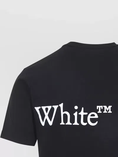 Off-white Bookish Scarf Graphic Regular Fit T-shirt In Black