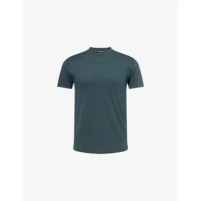 Tom Ford Basic Crewneck T-shirt In Green
