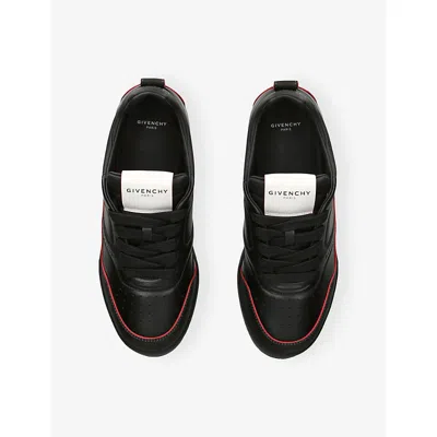 Givenchy Leather Yard Sneakers In Black