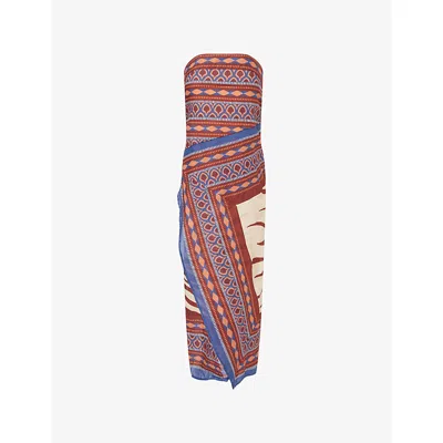 Johanna Ortiz Paraiso Agreste Printed Cotton-voile Maxi Dress In Multi
