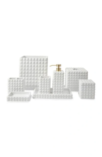 Kassatex Piazza Soap Dish In White