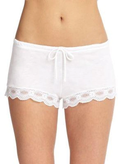 Shop Eberjey India Shorts In White