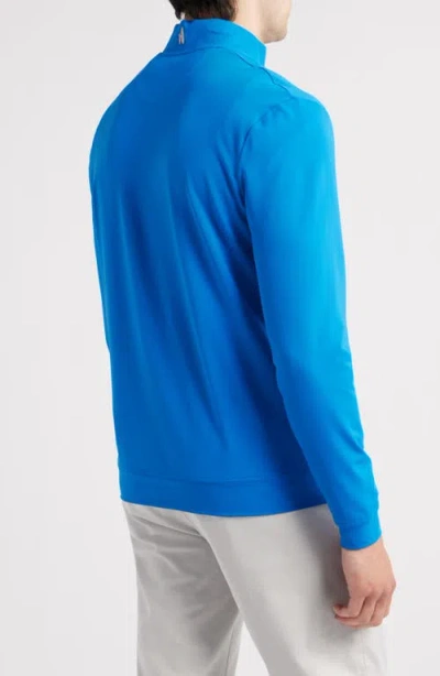 Johnnie-o Motion Performance Quarter Zip Pullover In Blue