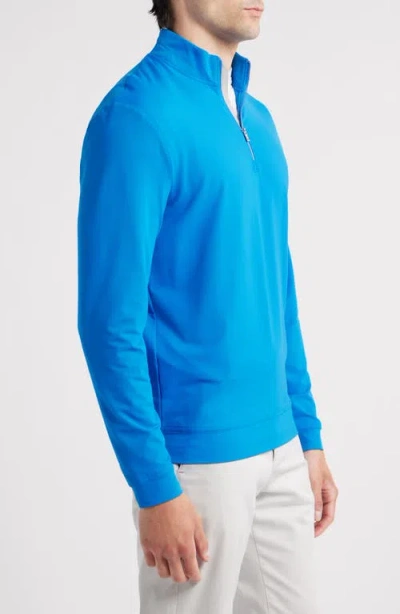 Johnnie-o Motion Performance Quarter Zip Pullover In Blue