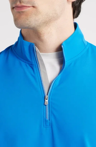 Johnnie-o Motion Performance Quarter Zip Pullover In Blue