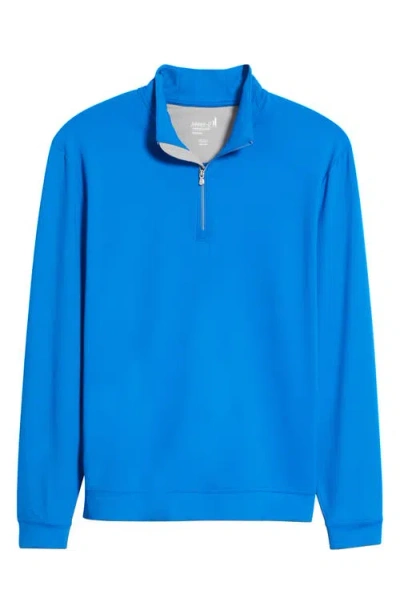 Johnnie-o Motion Performance Quarter Zip Pullover In Blue