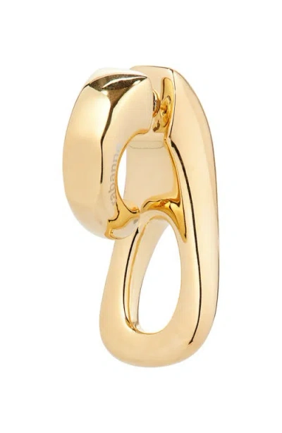 Rabanne Zip Pull Single Earring In Gold