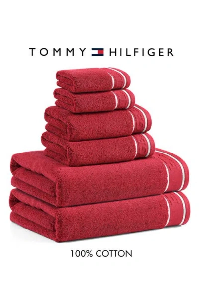 Tommy Hilfiger The Legacy Terry 6-piece Towel Set In Red