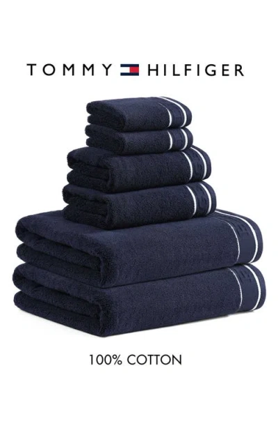 Tommy Hilfiger The Legacy Terry 6-piece Towel Set In Blue