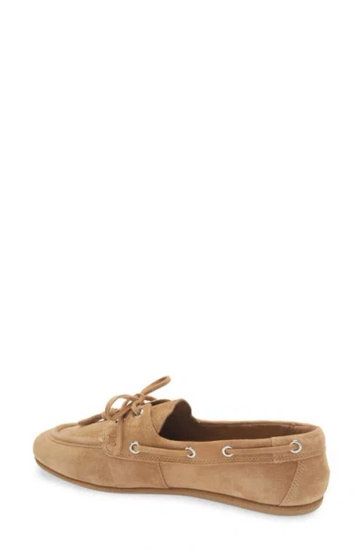 Mango Suede Driving Shoes In Sand