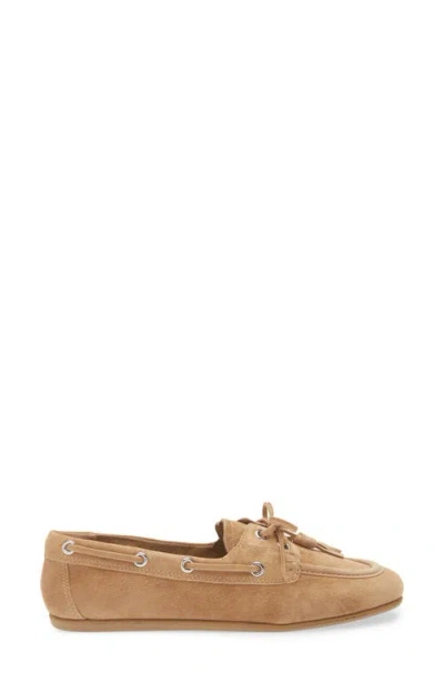 Mango Suede Driving Shoes In Sand