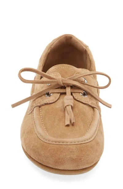 Mango Suede Driving Shoes In Sand