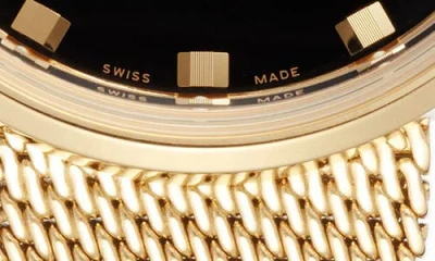 Mido Commander Automatic Mesh Strap Watch, 37mm In Gold