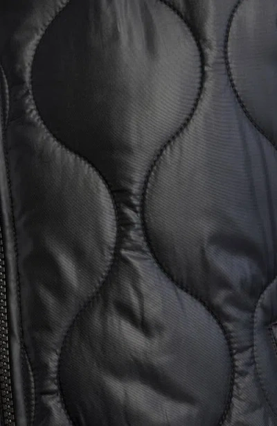 Sam Edelman Stand Collar Bomber Jacket In Black