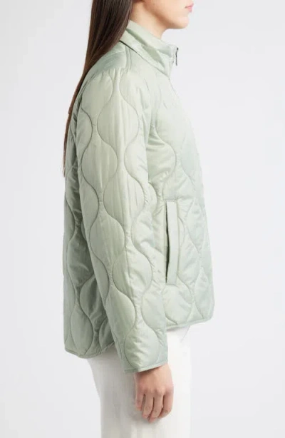 Sam Edelman Quilted Jacket In Green