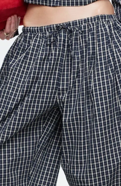 Lioness Aura Plaid Drawstring Pants In Multi