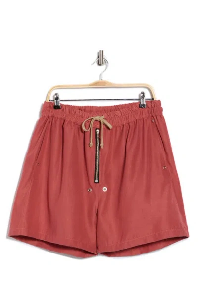 Mnml Mud Drawstring Shorts In Pink