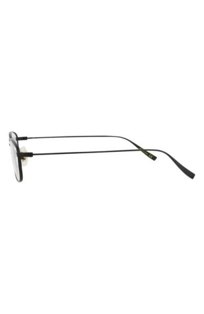 Dunhill 54mm Rectangular Optical Glasses In Black