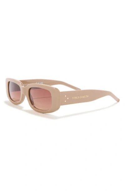 Vince Camuto 117mm Gradient Rectangular Sunglasses In Gray