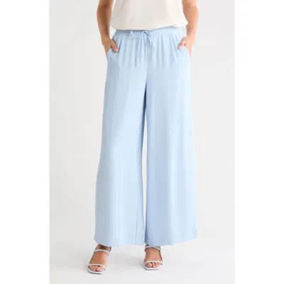 Nanette Lepore Wide Leg Pull-on Pants In Blue