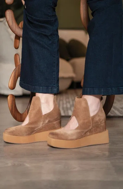 Antelope Unity Wedge Bootie In Brown