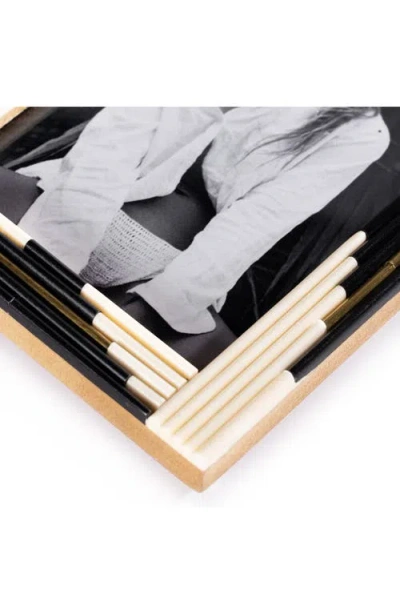 Zodax Menora Piped Photo Frame In Black