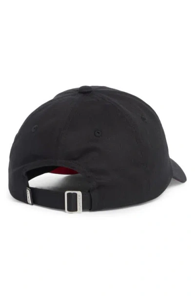 Hunter Core Twill Baseball Cap In Black