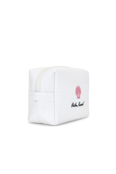 Abbode Palm Beach Waffle Pouch In Transparent