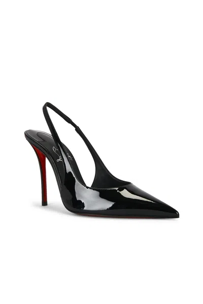 Christian Louboutin Miss Z Sling Patent Leather Slingback Pumps 100 In Multi