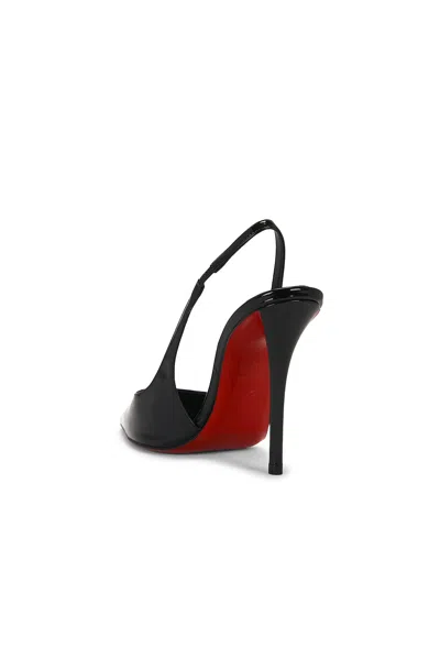 Christian Louboutin Miss Z Sling Patent Leather Slingback Pumps 100 In Multi