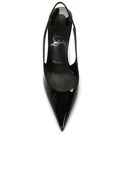 Christian Louboutin Miss Z Sling Patent Leather Slingback Pumps 100 In Multi