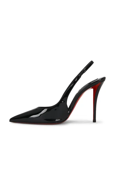 Christian Louboutin Miss Z Sling Patent Leather Slingback Pumps 100 In Multi