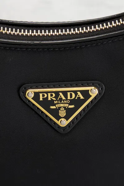 Pre-owned Prada Arque Shoulder Bag In Black