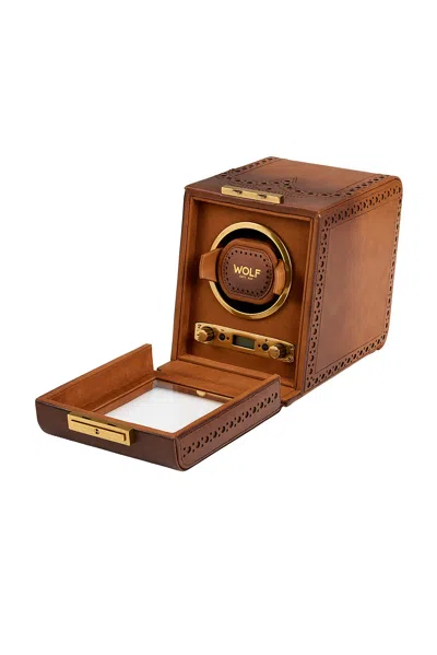 Wolf Brogue Single Winder In Brown