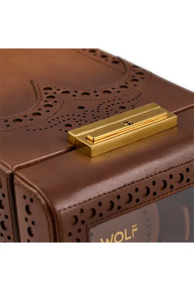 Wolf Brogue Single Winder In Brown