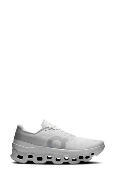 On Cloudmster 1 Sneakers With Hidden Eyelets And Advanced Cushiing In White