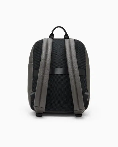 Armani Exchange Backpack With Outside Coating In Brown