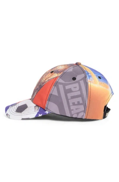 Pleasures World Cup Adjustable Baseball Cap In Multi