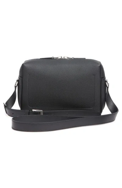 Tom Ford Soft Grain Leather Shoulder Bag In Black
