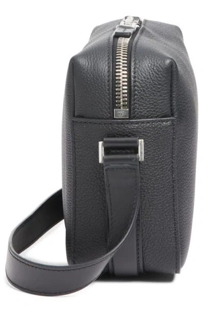 Tom Ford Soft Grain Leather Shoulder Bag In Black