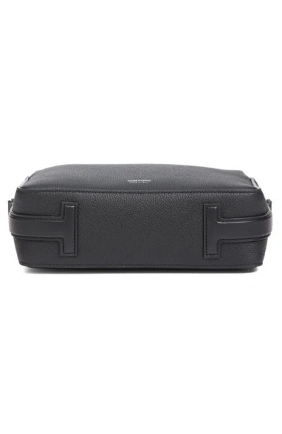Tom Ford Soft Grain Leather Shoulder Bag In Black