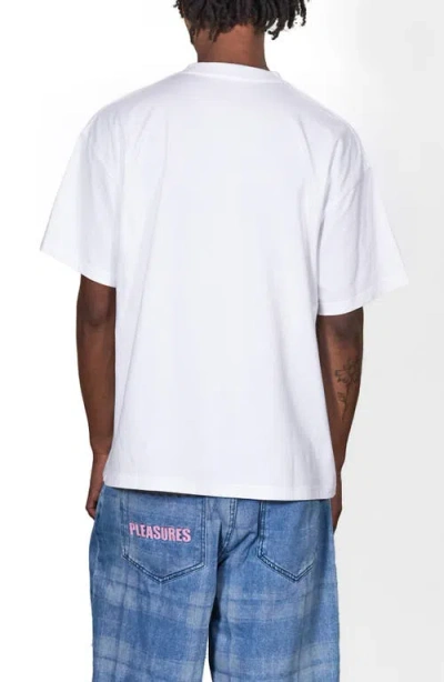 Pleasures Immolate Graphic T-shirt In White