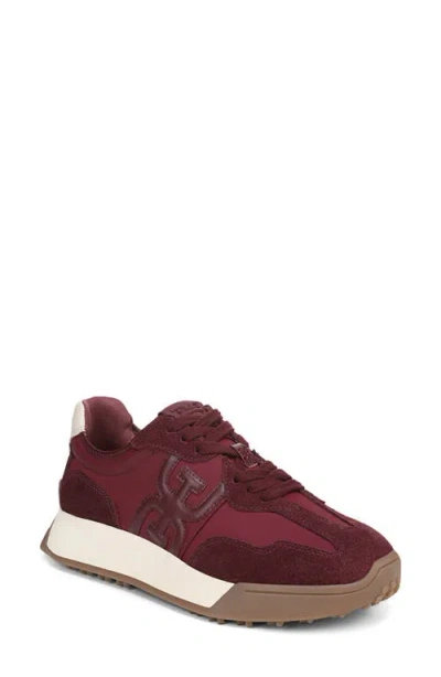 Sam Edelman Langley Sneaker In Burgundy