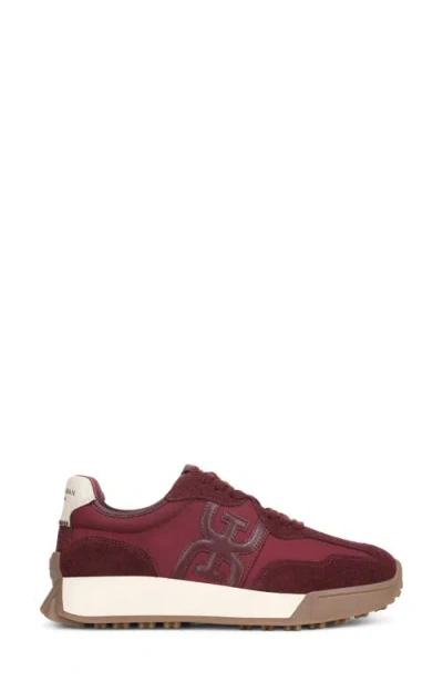 Sam Edelman Langley Sneaker In Burgundy