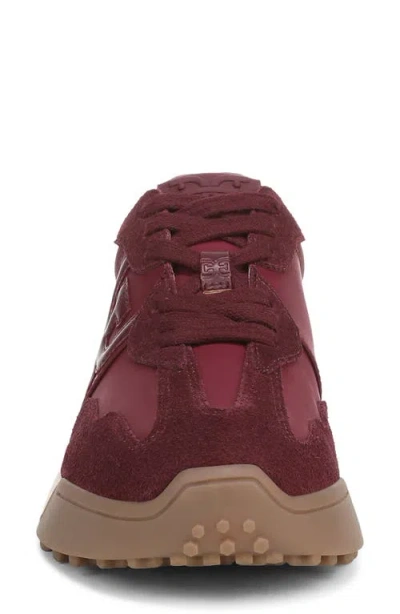 Sam Edelman Langley Sneaker In Burgundy