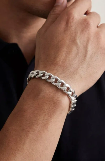 Mr Ettika Everyday Basic Bracelet In Silver