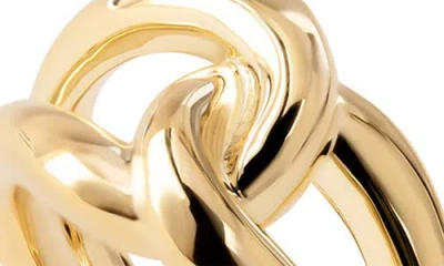 Ana Luisa Violet Loop Statement Ring In Gold
