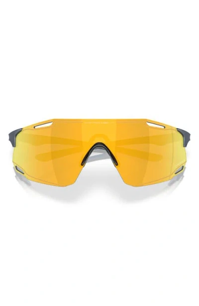Oakley Cybr Dyno Prizm 24k Shield Unisex Sunglasses Oo9513d 951306 139 In Orange